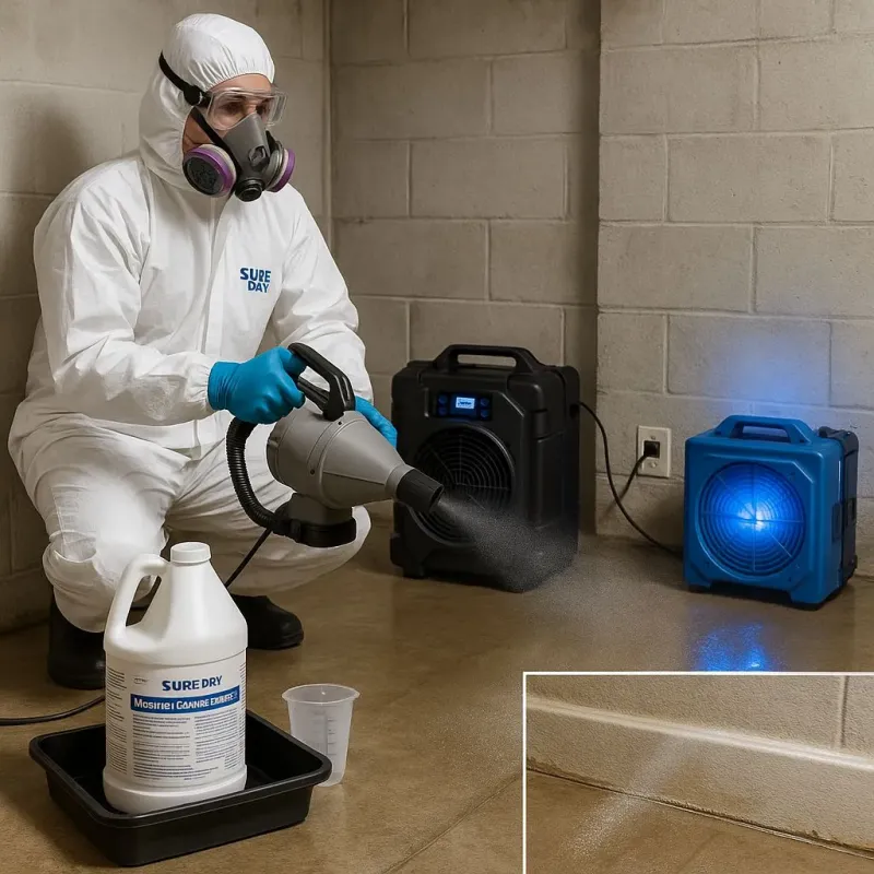 Sanitization and Odor Removal process in Ashland, NH